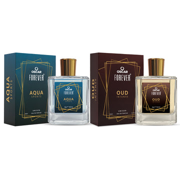 Forever OUD Intense + Aqua Sports Unisex EDP 100ML (Pack Of 2)