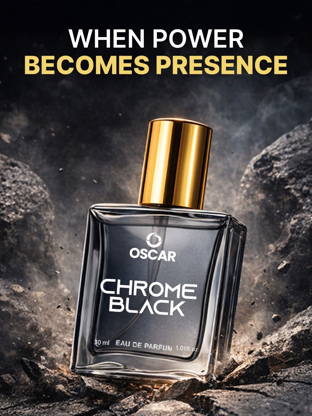 Chrome Black EDP For Him & Her 30ML