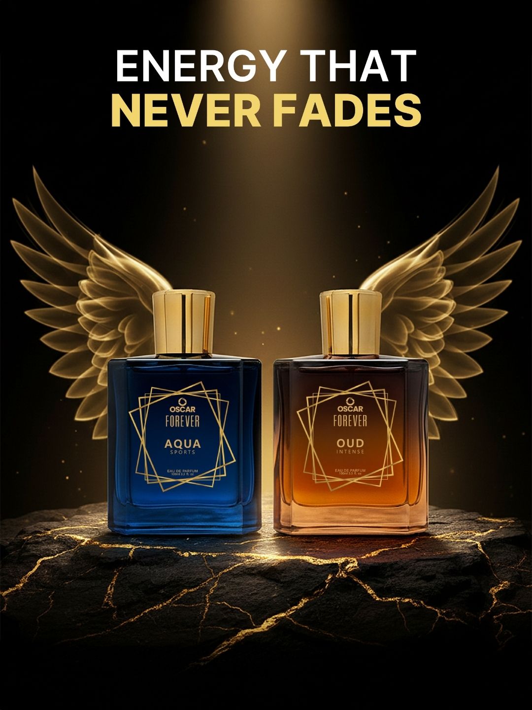 Forever OUD Intense + Aqua Sports Unisex EDP 100ML (Pack Of 2)