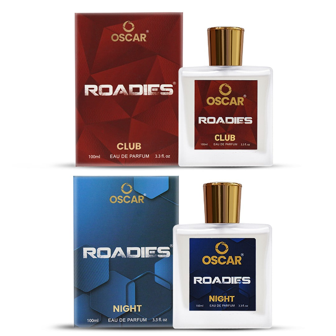 Roadies Night + Roadies Club Unisex EDP 200ML (Pack of 2)